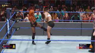 Ronda Rousey vs Becky Lynch CHAMPIONSHIP SMACKDOWN LIVE [upl. by Aksel229]