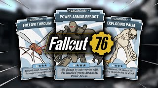 Fallout 76  The Best Legendary Perk Combinations For Every Build  Complete Guide [upl. by Inavoy]