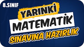 YARINKİ MATEMATİK SINAVINDA ÇIKAR ✍🏻 8 SINIF [upl. by Lewse]