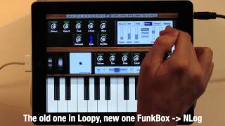 Using FunkBox with Audiobus Part 2 MIDI synced loops [upl. by Adnaugal]