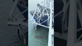 Francis Scott Key Bridge before hitting by cargo ship [upl. by Warrenne]