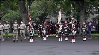 Assaye Parade 2024 07  Glencorse Bks  Milton Bridge and Presentation of Medals [upl. by Meehahs]