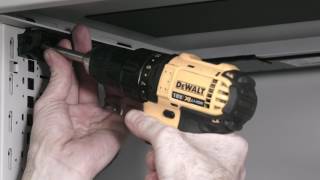 How to install a flipper on a Bisley LateralFile Combination unit  by Bisley How To [upl. by Keenan]