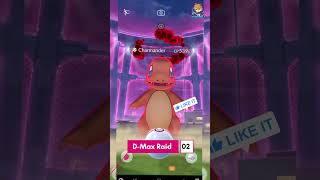 Max Monday Dynamax Charmander Raid Hour aaokhelepokemongo dmax pokmongolko pokemongo [upl. by Atrim]