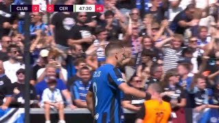 Club Brugge KV vs Cercle Brugge 30 Christos Tzolis Andreas Skov Olsen amp Brandon score in win [upl. by Enahsed]