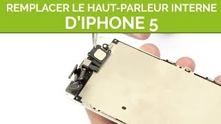 Remplacer le hautparleur interne de son iPhone 5 By SOSav [upl. by Subak409]