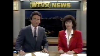 WTVX  TV 34 Final Newscast  August 4 1989  Fort Pierce  West Palm Beach Florida [upl. by Craggy]