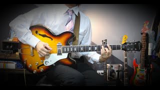 When Im SixtyFour  The Beatles Guitar Part Isolated  Epiphone Casino [upl. by Esten275]