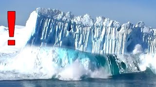 Glacier Collapse Triggers Tsunami  10 Incredible Glacier Calvings Ice Waves and Tsunamis [upl. by Llenart854]