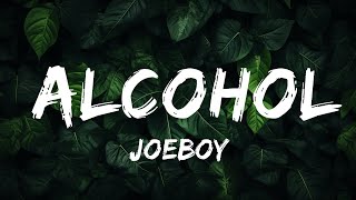 Joeboy  Alcohol Lyrics  Lyrics Audio [upl. by Nois]