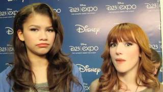 BELLA THORNE and ZENDAYA On their Target Fashion Line [upl. by Aicram]