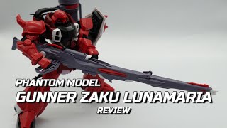 REVIEW HUANYING  PHANTOM MODEL  MG 1100 GUNNER ZAKU LUNAMARIA BOOTLEG  IS IT WORSE [upl. by Francisca]