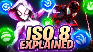 Marvel Strike Force UPDATED 2023 ISO 8 GUIDE FOR BEGINNERS best iso8 for each character [upl. by Naujej]