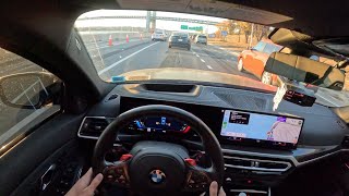 G80 M3 NYC POV DRIVE [upl. by Ydnas249]