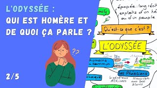 Qui est HOMÈRE et de quoi parle l’Odyssée  épisode 25 [upl. by Grunenwald496]