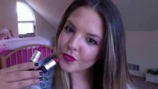 MAC Retro Matte Lip Tutorial Magenta Berry Fall Lips [upl. by Ecirtaemed536]