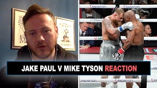 quotWHY DID WE PAY TO WATCH THAT”  George Grovess brutal assessment of Jake Paul v Mike Tyson [upl. by Jackquelin]