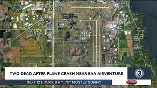 2 dead after plane crash near EAA AirVenture in Oshkosh [upl. by Aloz]