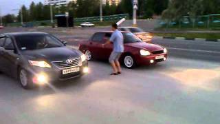 Toyota Camry 35 vs Lada Priora 130 hp [upl. by Noellyn247]