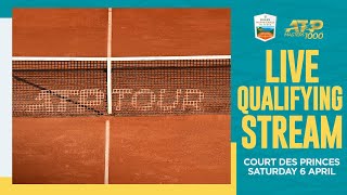 2024 Rolex MonteCarlo Masters Live Qualifying Stream Court des Princes Sat 6 April [upl. by Karilynn]