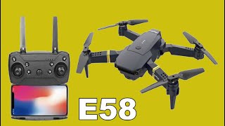 Budget E58 Drone WIFI 4K Camera [upl. by Caresse]