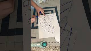 DIY Flutter Sleeve Sewing Pattern Tutorial sewing sewingtutorial diy sewinghacks sewinglife [upl. by Akimrej53]