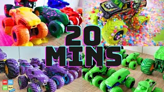 The Best 20 Mins Of Monster Truck Fun For Toddlers [upl. by Standish]