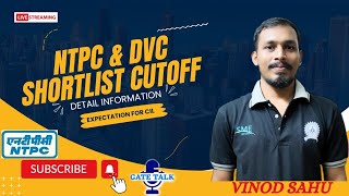 NTPC amp DVC shortlist cutoff Expectation for CIL gate2023 psu gatetalk [upl. by Yeh]