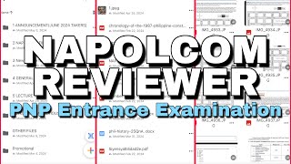 NAPOLCOM PNP ENTRANCE EXAM REVIEWER  OVERVIEW [upl. by Ahsiened212]