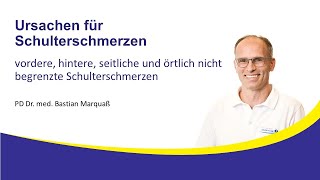 Ursachen für Schulterschmerzen PD Dr Bastian Marquaß InfoAbend 28 Nov 2023 [upl. by Ynetruoc]