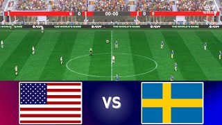 FC 24 USWNT vs SWEDEN w  Sep 6 2024  International Friendly  PS5 Gameplay [upl. by Lemon]