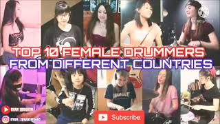 Top 10 Female Drummers 2022 [upl. by Eugenio222]