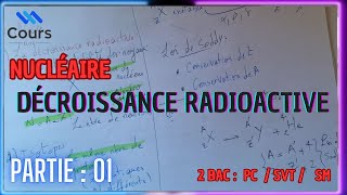 2 BAC  ☢️ Nucléaire décroissance radioactive ☢️ [upl. by Noskcaj]