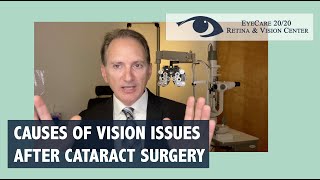 Vision Issues After Cataract Surgery  FAQs EyeCare 2020 Retina amp Vision Center [upl. by Maribeth]