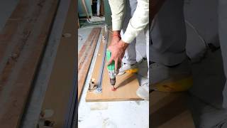 Door staphner fitting process  band shutter Ko Sidha kaise karen woodworking shortvideo [upl. by Ras]