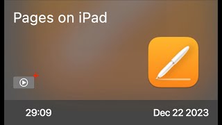 Pages on iPad  Preview [upl. by Moises]