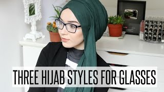 HIJAB TUTORIAL FOR GLASSES WEARERS  NABIILABEE [upl. by Kcirted]