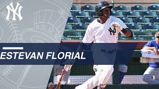 Top Prospects Estevan Florial OF Yankees [upl. by Bobbe59]