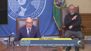 Inslee extends Washington Stay Home order [upl. by Oman]