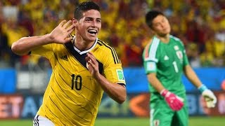 James Rodriguez  Brasil 2014  6 goals [upl. by Abas]