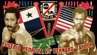 Eusebio Pedroza vs Bernard Taylor ABC 1080p 60fps [upl. by Croom793]