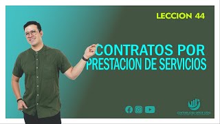 CONTRATO por PRESTACION de SERVICIOS [upl. by Nerahs147]