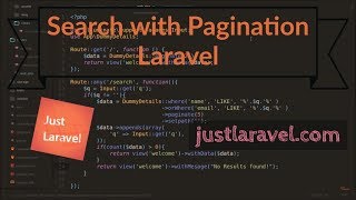 How to implement Paginated data with Search functionality in Laravel [upl. by Katerina]