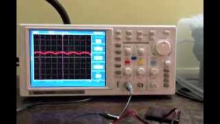 Testing a Solar Cell with an Oscilloscope [upl. by Luar]