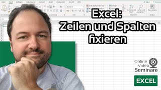 Excel  Zeilen und Spalten beim Scrollen fixieren [upl. by Geis]