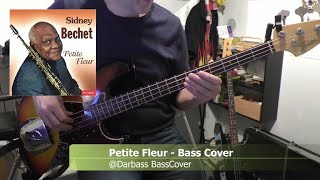 Sidney Bechet Petite Fleur  Bass Cover 🎧 play along with chords [upl. by Virendra]