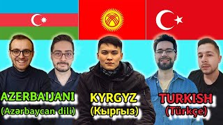 Can Turkish Speakers Understand Kyrgyz [upl. by Salvay]