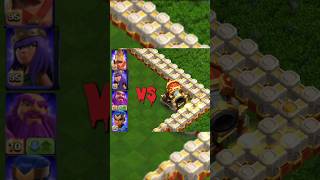 All heroes vs cannon ricochet shorts coc clashofclan popular [upl. by Eceertal830]