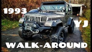 My 1993 Jeep Wrangler YJ walk around [upl. by Krysta]