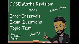 GCSE Maths Revision Error Intervals Topic Test NEW 2023 [upl. by Anirahs114]